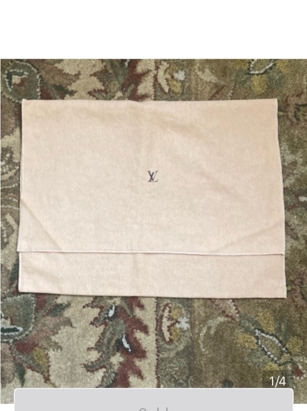 Louis Vuitton Tan/Beige Cotton Dust bag.